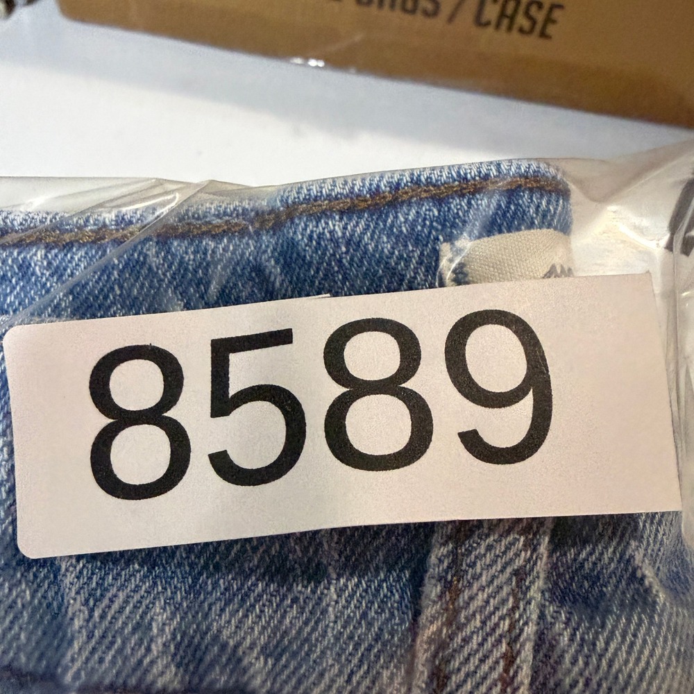 Madewell Jeans Womens 25 Light Blue The Perfect Vintage Crop Distressed 8589 - Picture 8 of 10